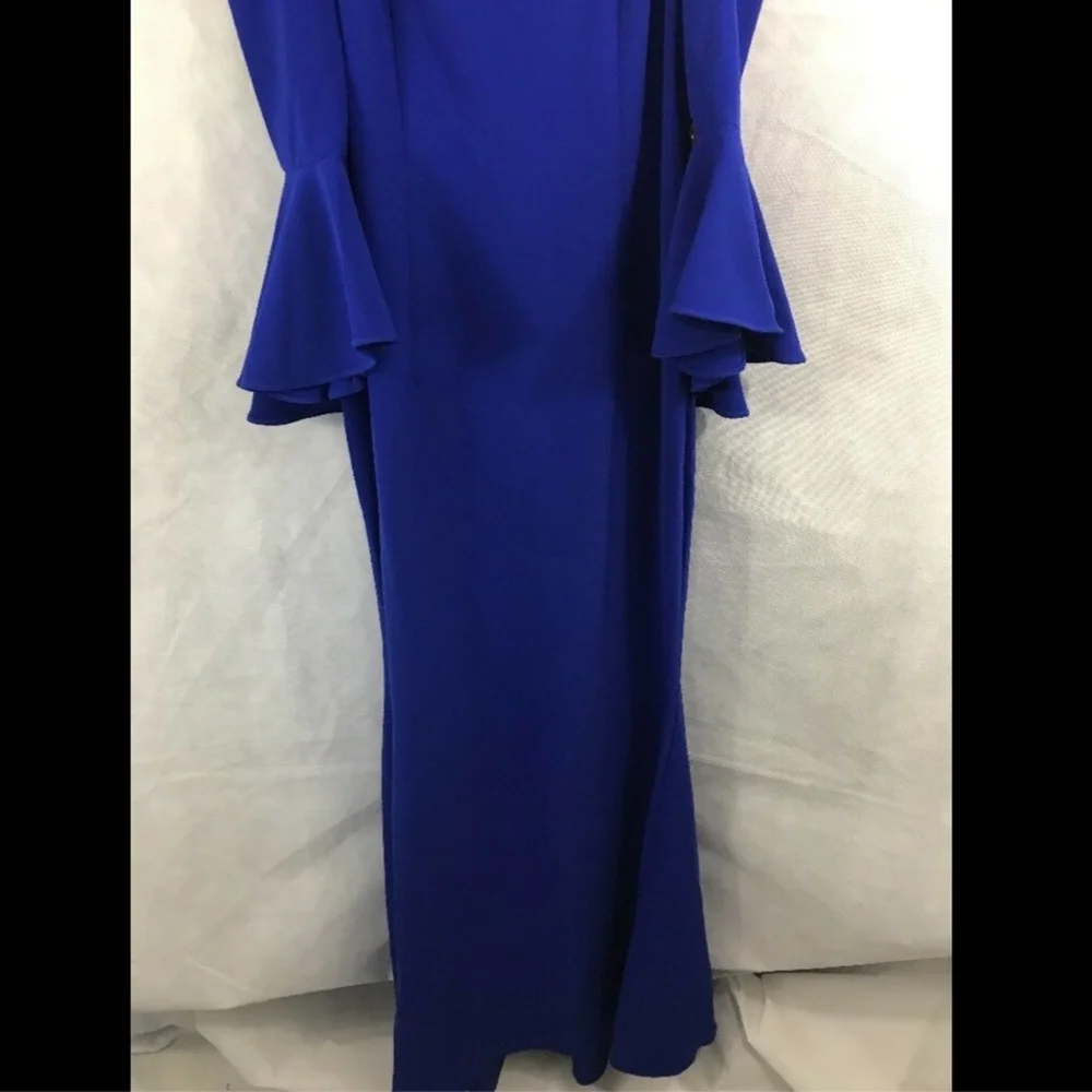 NWT Vince Camuto Off The‎ Shoulder Gown Cobalt Blue [SZ 4 ]